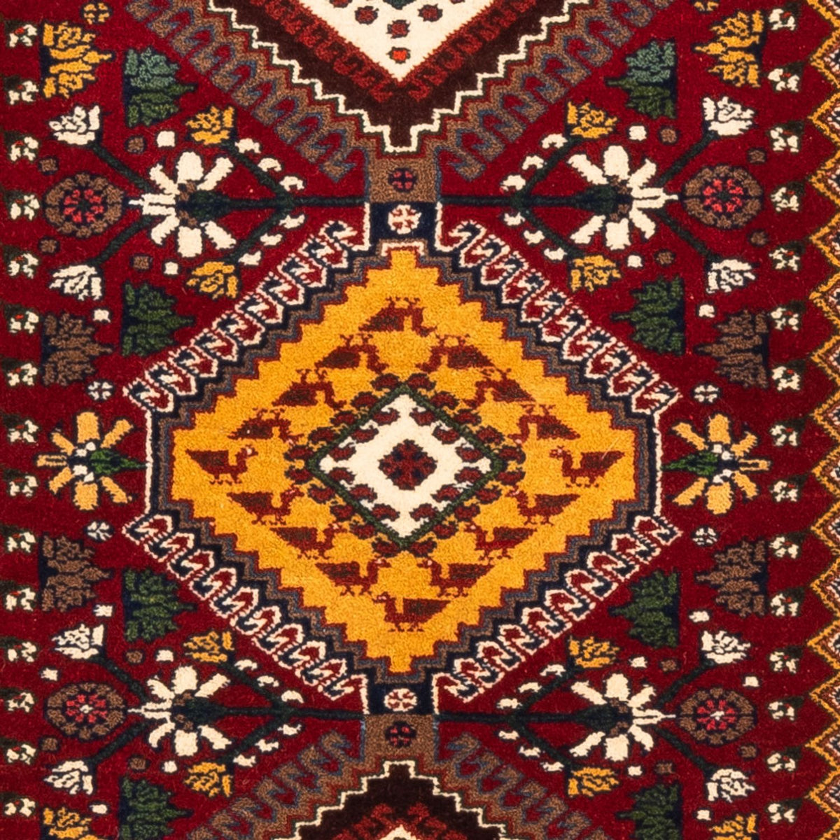 Tapis de couloir Tapis persan - Nomadic - 197 x 83 cm - rouge