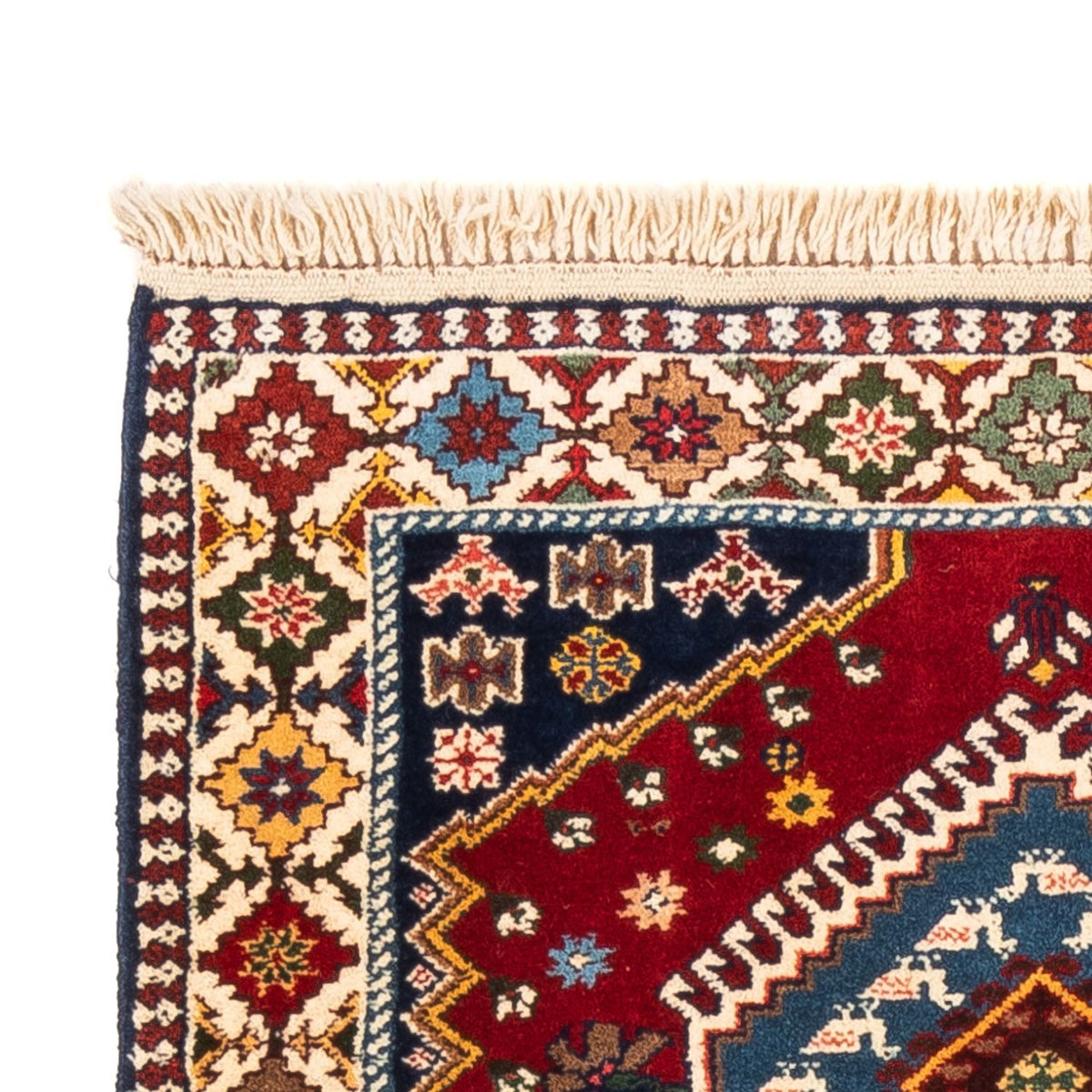 Tapis de couloir Tapis persan - Nomadic - 197 x 83 cm - rouge