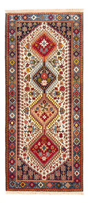 Tapis de couloir Tapis persan - Nomadic - 188 x 82 cm - crème