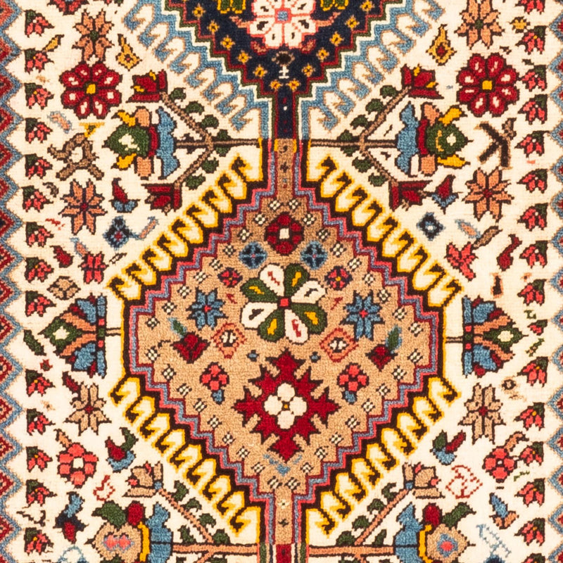 Tapis de couloir Tapis persan - Nomadic - 188 x 82 cm - crème