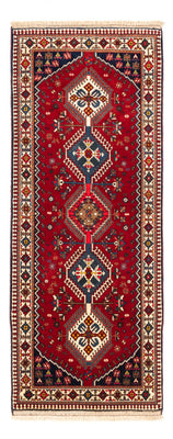 Tapis de couloir Tapis persan - Nomadic - 195 x 80 cm - rouge