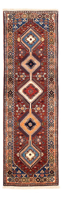 Tapis de couloir Tapis persan - Nomadic - 194 x 60 cm - rouge
