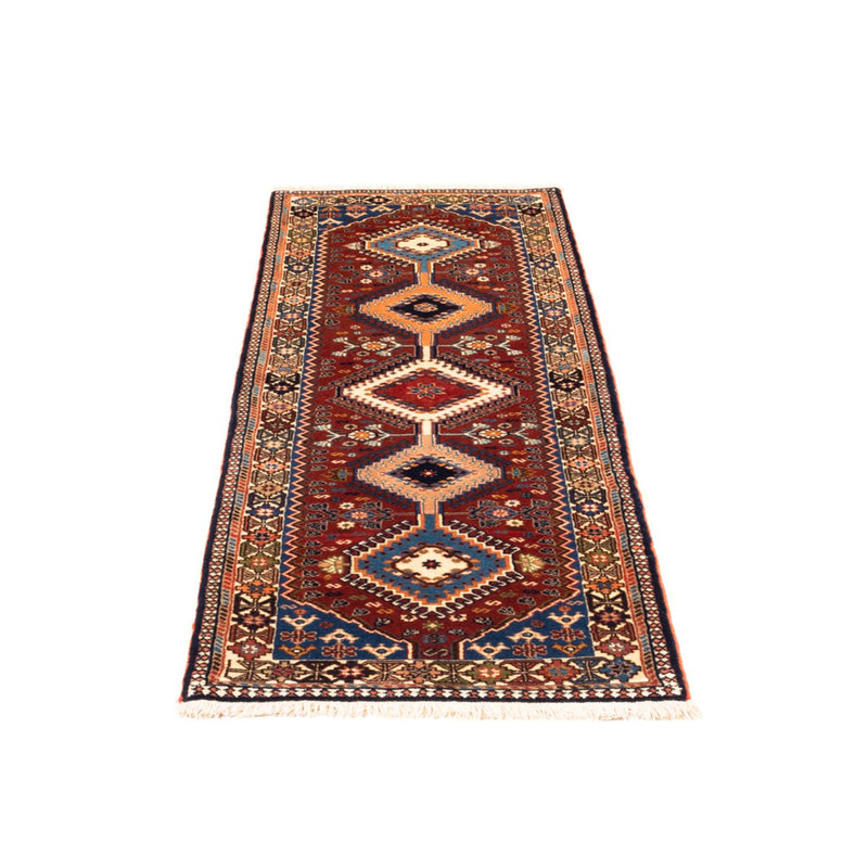 Tapis de couloir Tapis persan - Nomadic - 194 x 60 cm - rouge