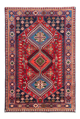 Tapis persan - Nomadic - 115 x 82 cm - rouge