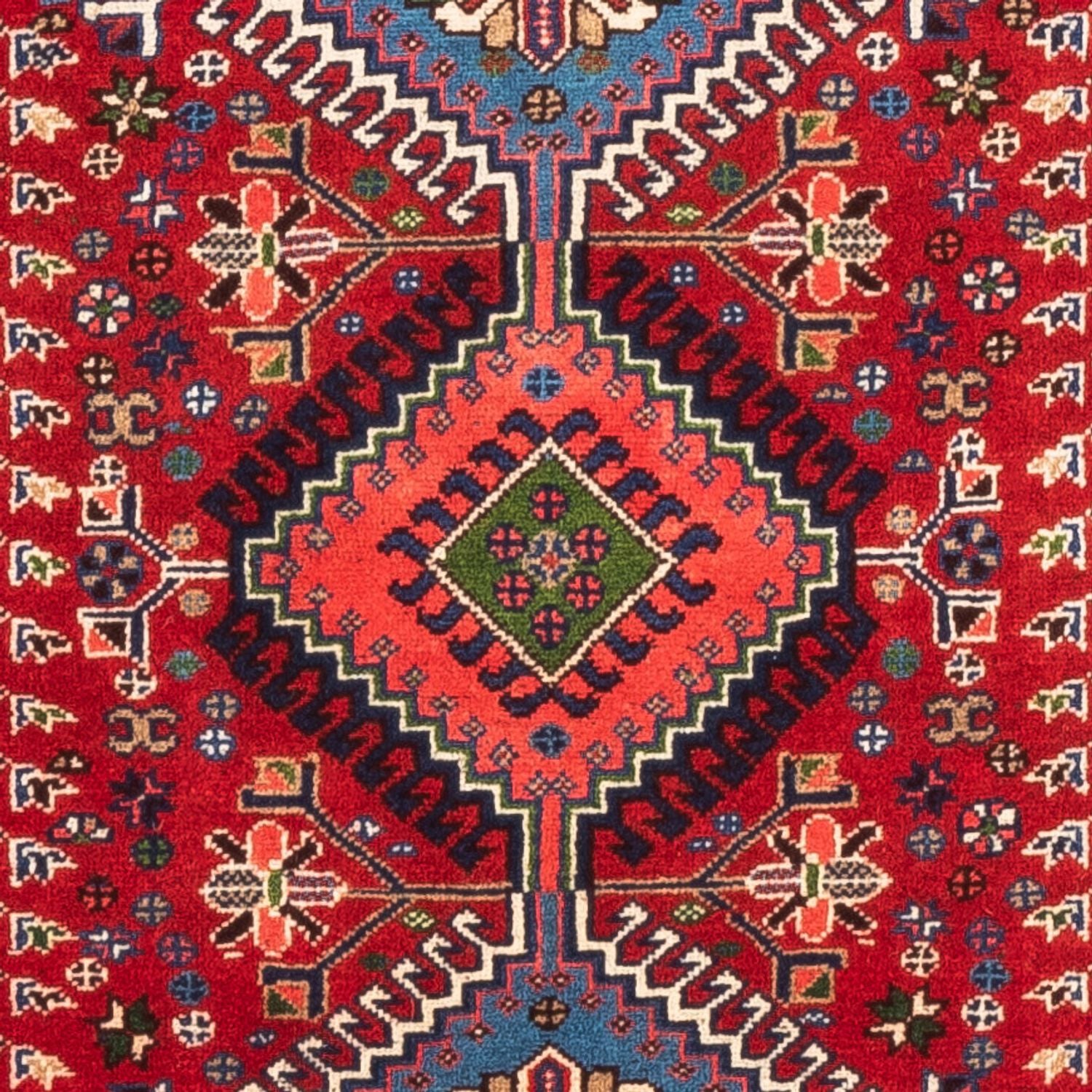 Tapis persan - Nomadic - 115 x 82 cm - rouge