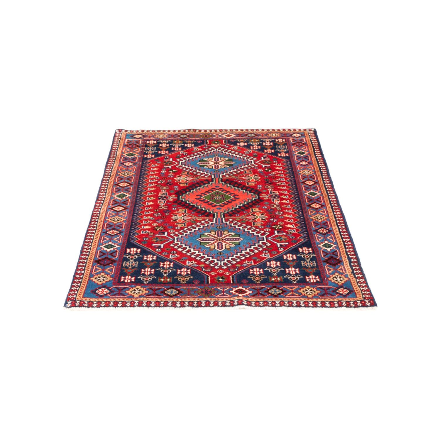 Tapis persan - Nomadic - 115 x 82 cm - rouge
