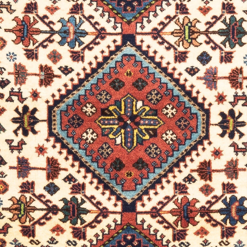 Tapis persan - Nomadic - 130 x 82 cm - crème