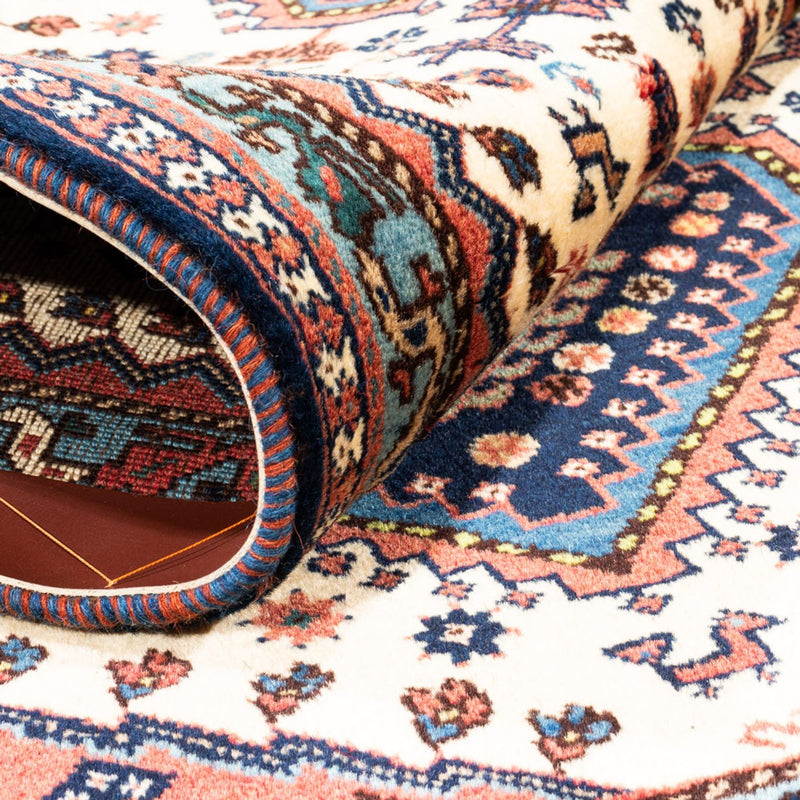 Tapis persan - Nomadic - 130 x 82 cm - crème