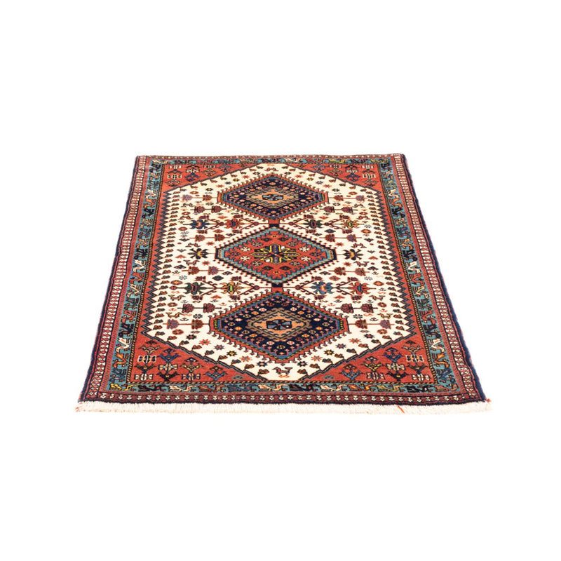Tapis persan - Nomadic - 130 x 82 cm - crème