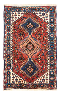 Tapis persan - Nomadic - 123 x 81 cm - rouge