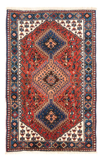 Tapis persan - Nomadic - 123 x 81 cm - rouge