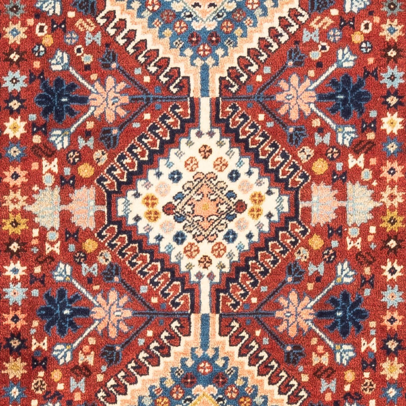 Tapis persan - Nomadic - 131 x 86 cm - rouge