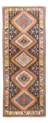 Tapis de couloir Tapis persan - Nomadic - 198 x 80 cm - bleu foncé