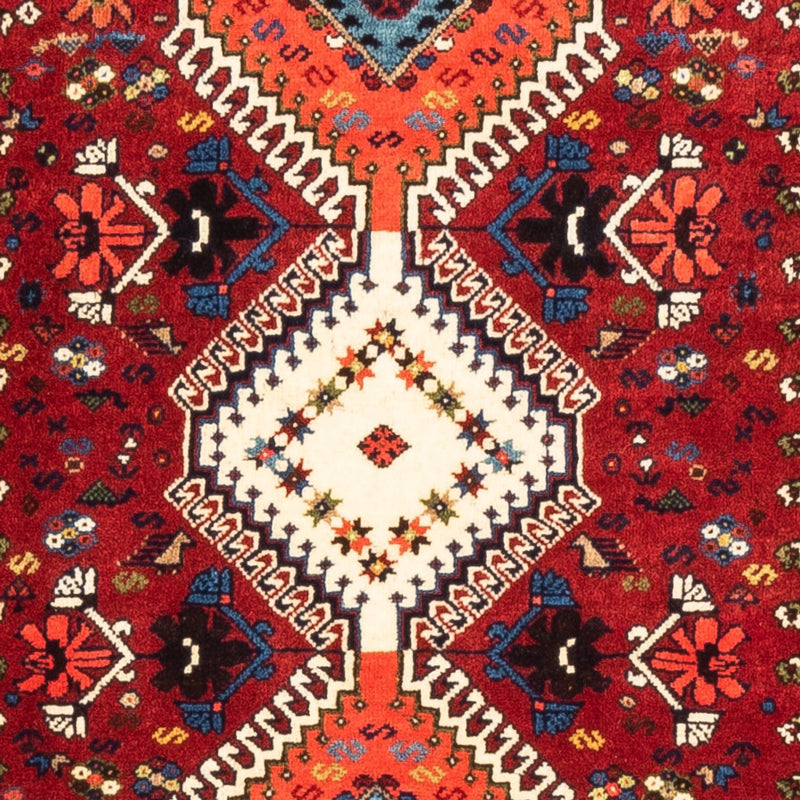Tapis de couloir Tapis persan - Nomadic - 196 x 80 cm - rouge