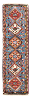 Tapis de couloir Tapis persan - Nomadic - 200 x 60 cm - bleu clair