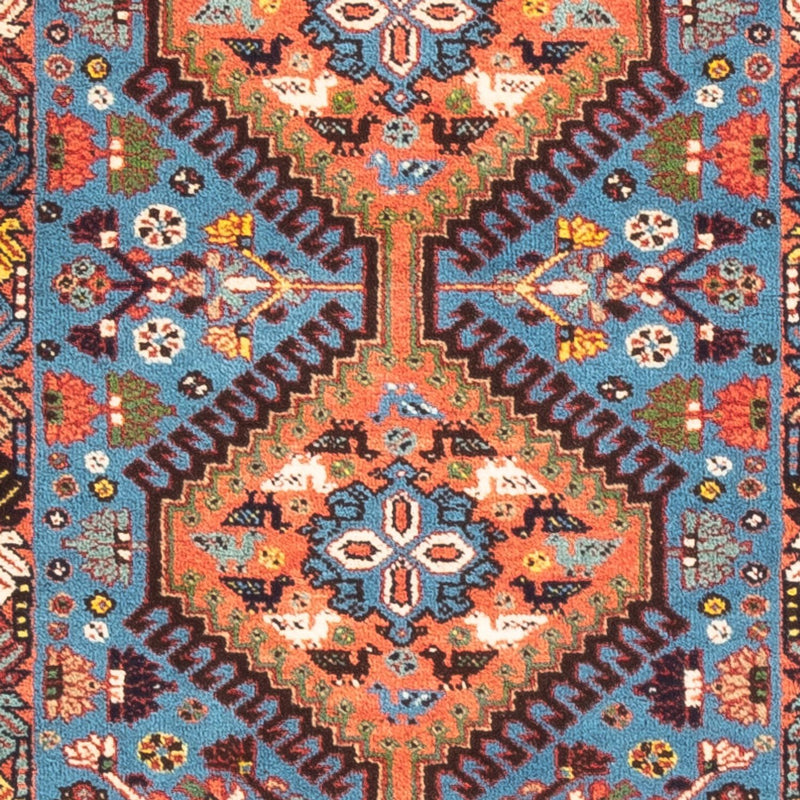 Tapis de couloir Tapis persan - Nomadic - 200 x 60 cm - bleu clair