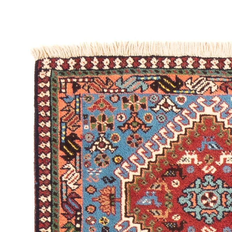 Tapis de couloir Tapis persan - Nomadic - 200 x 60 cm - bleu clair