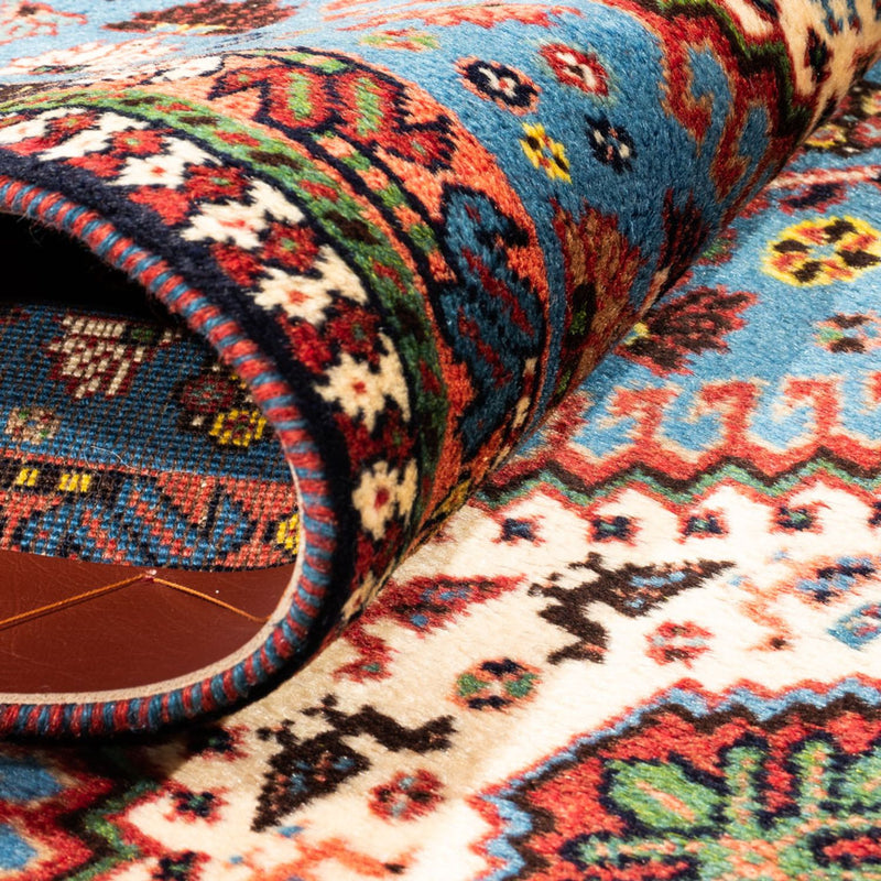 Tapis de couloir Tapis persan - Nomadic - 200 x 60 cm - bleu clair
