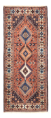 Tapis de couloir Tapis persan - Nomadic - 190 x 80 cm - rouge
