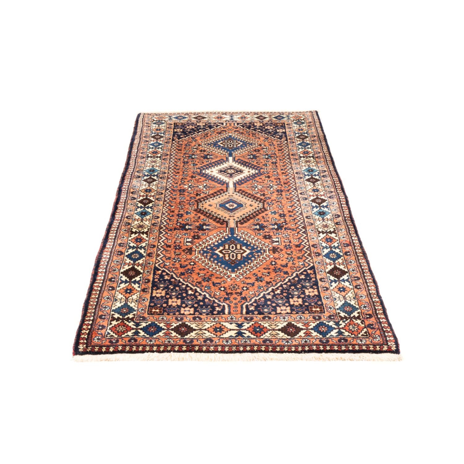 Tapis de couloir Tapis persan - Nomadic - 190 x 80 cm - rouge