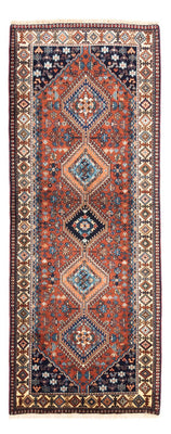 Tapis de couloir Tapis persan - Nomadic - 205 x 83 cm - rouge