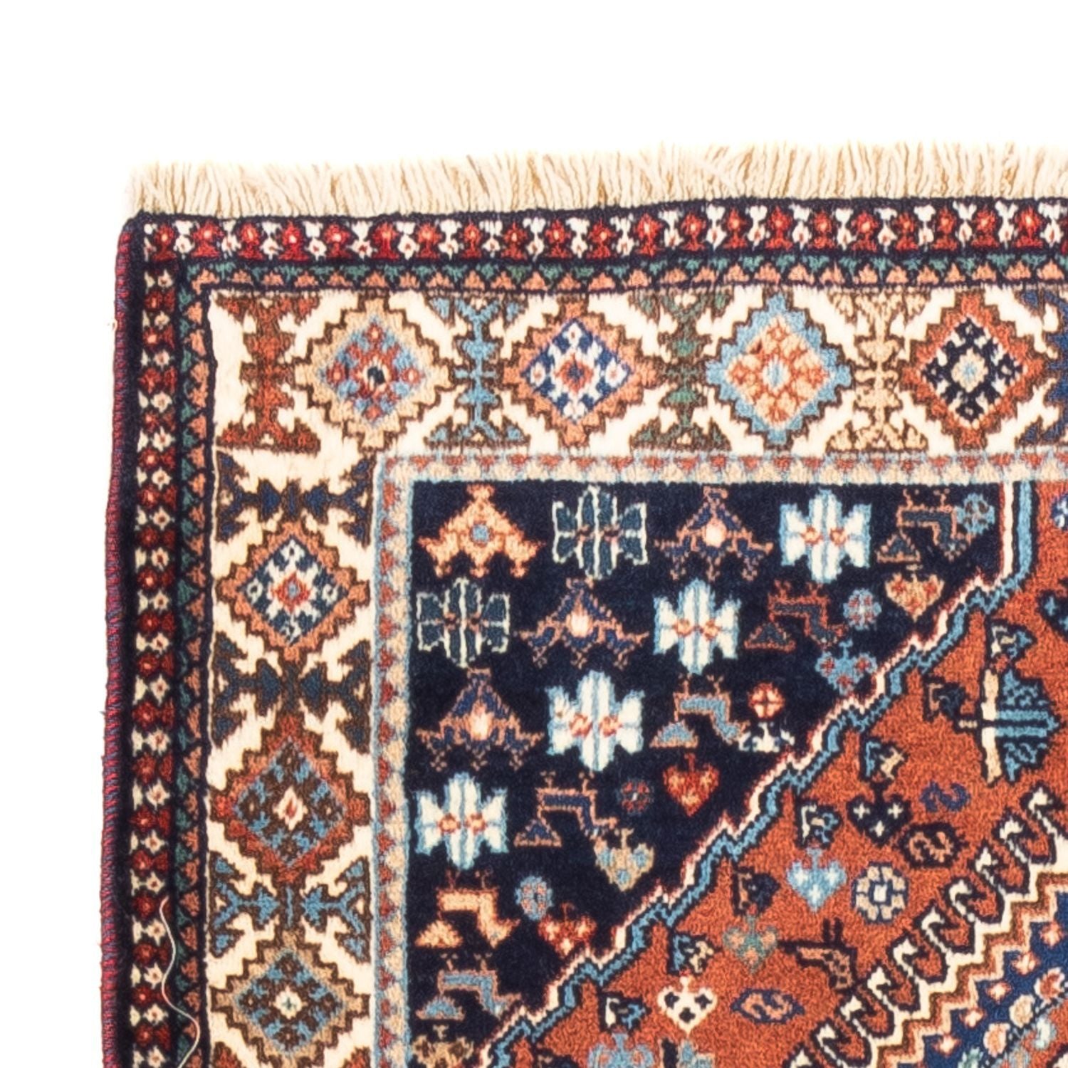 Tapis de couloir Tapis persan - Nomadic - 205 x 83 cm - rouge