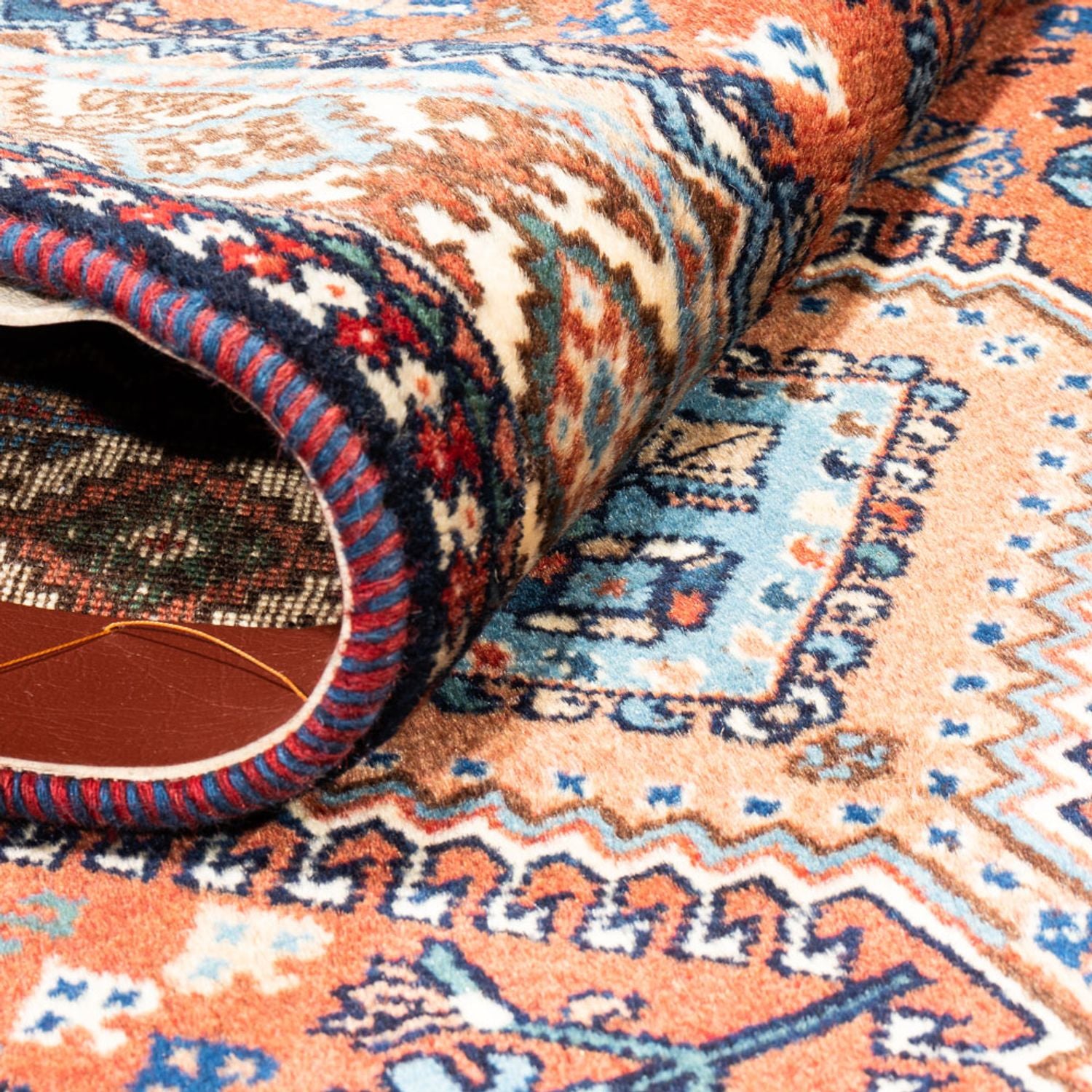 Tapis de couloir Tapis persan - Nomadic - 205 x 83 cm - rouge