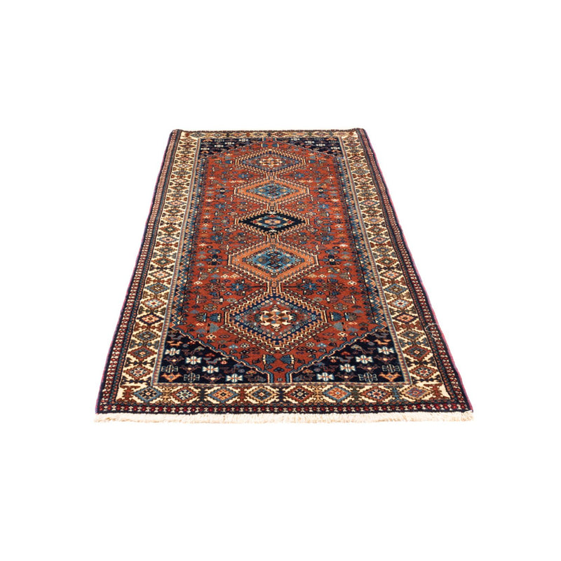 Tapis de couloir Tapis persan - Nomadic - 205 x 83 cm - rouge