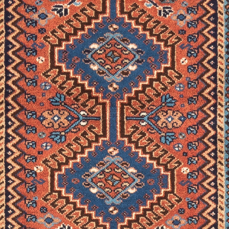 Tapis de couloir Tapis persan - Nomadic - 195 x 60 cm - rouge