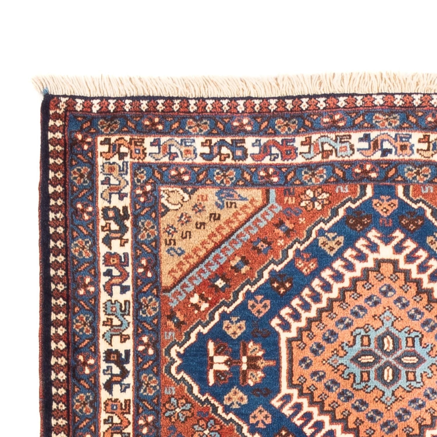 Tapis de couloir Tapis persan - Nomadic - 194 x 85 cm - rouge
