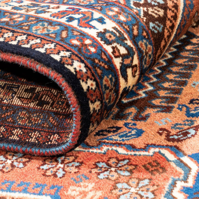 Tapis de couloir Tapis persan - Nomadic - 194 x 85 cm - rouge