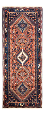 Tapis de couloir Tapis persan - Nomadic - 200 x 80 cm - rouge