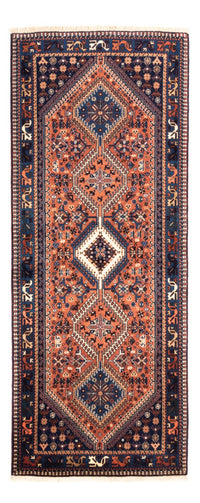 Tapis de couloir Tapis persan - Nomadic - 200 x 80 cm - rouge