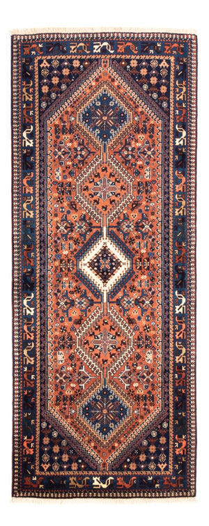 Tapis de couloir Tapis persan - Nomadic - 200 x 80 cm - rouge