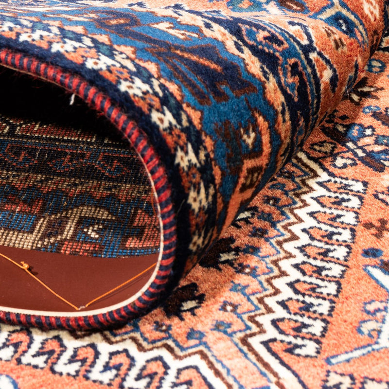 Tapis de couloir Tapis persan - Nomadic - 200 x 80 cm - rouge
