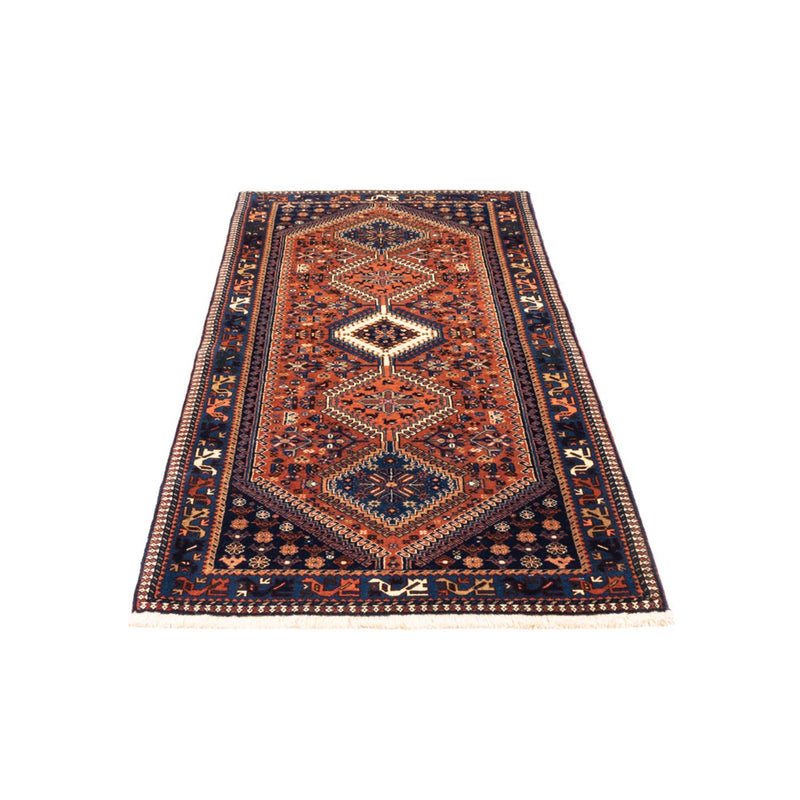 Tapis de couloir Tapis persan - Nomadic - 200 x 80 cm - rouge