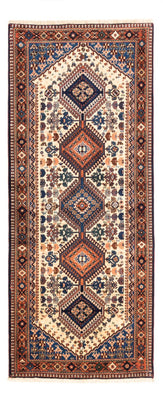 Tapis de couloir Tapis persan - Nomadic - 195 x 83 cm - crème