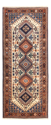 Tapis de couloir Tapis persan - Nomadic - 195 x 83 cm - crème