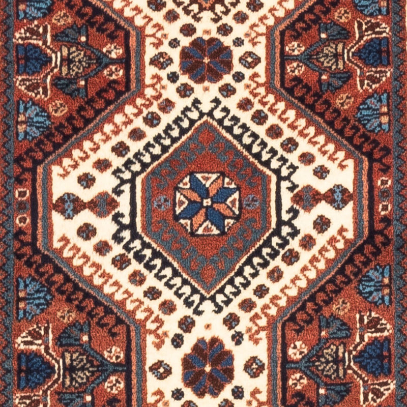 Tapis de couloir Tapis persan - Nomadic - 190 x 85 cm - crème