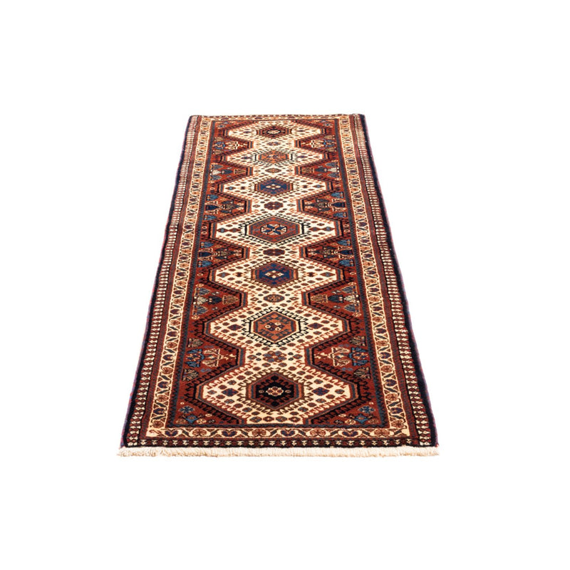 Tapis de couloir Tapis persan - Nomadic - 190 x 85 cm - crème