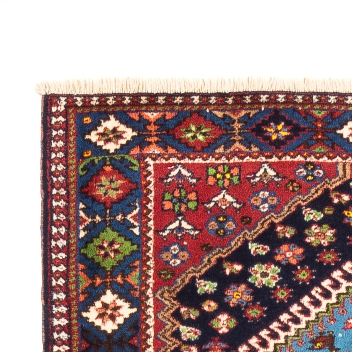 Tapis de couloir Tapis persan - Nomadic - 190 x 80 cm - bleu foncé