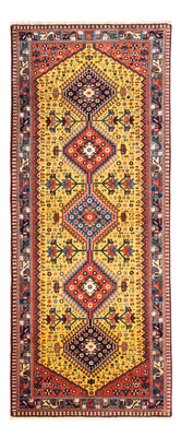 Tapis de couloir Tapis persan - Nomadic - 195 x 83 cm - jaune