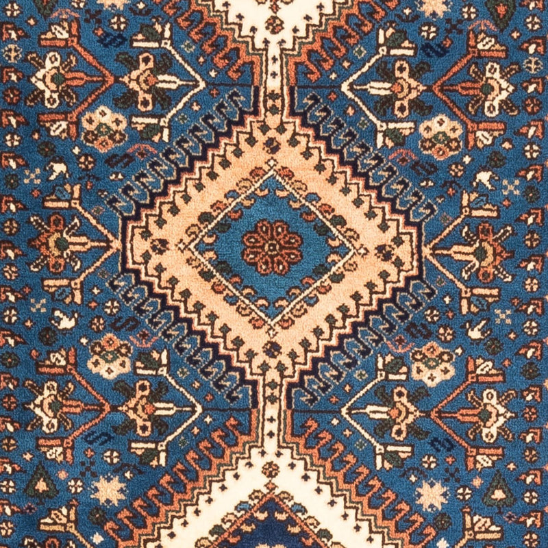 Tapis de couloir Tapis persan - Nomadic - 200 x 84 cm - bleu