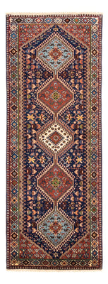 Tapis de couloir Tapis persan - Nomadic - 204 x 80 cm - bleu foncé