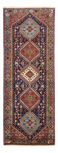 Tapis de couloir Tapis persan - Nomadic - 204 x 80 cm - bleu foncé