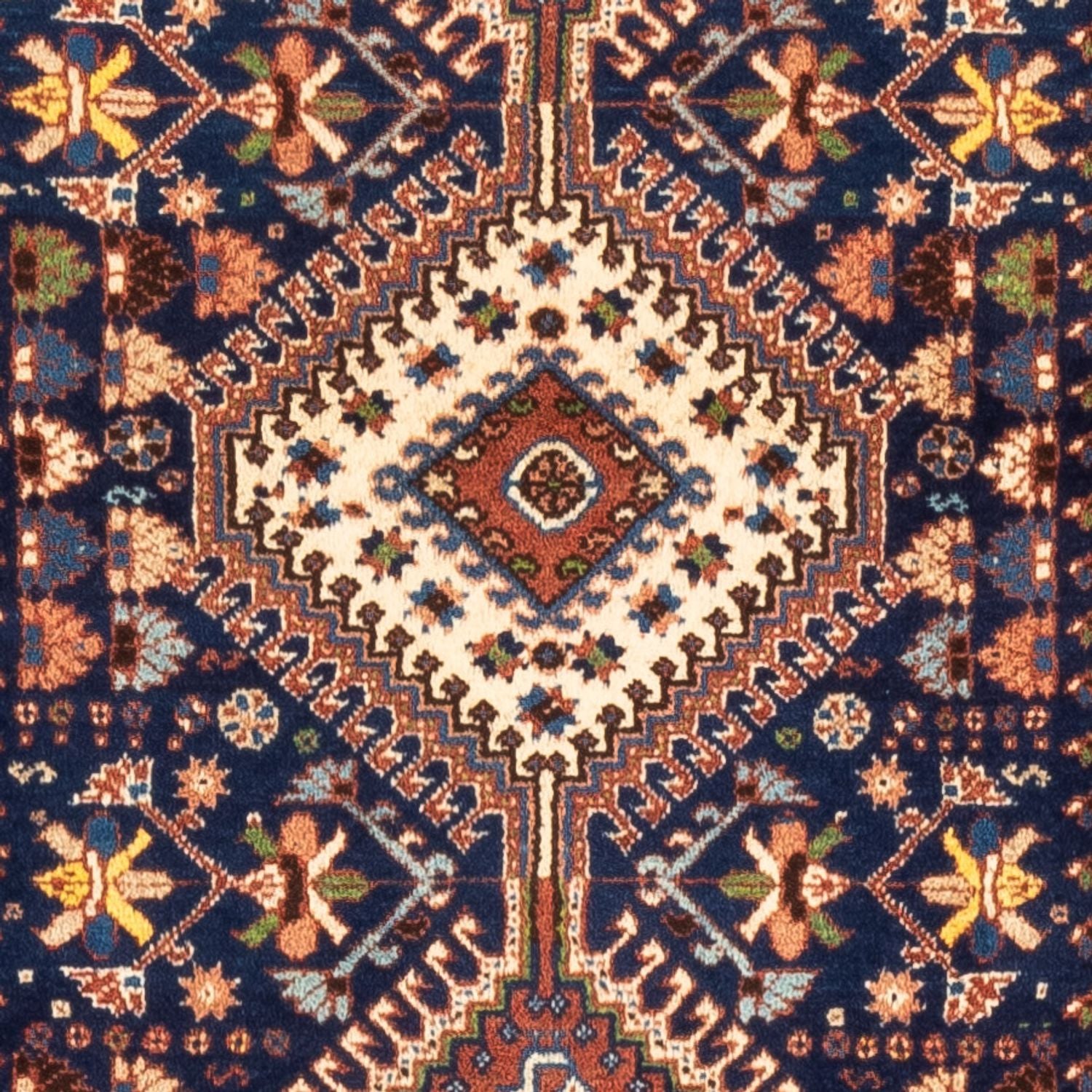 Tapis de couloir Tapis persan - Nomadic - 204 x 80 cm - bleu foncé