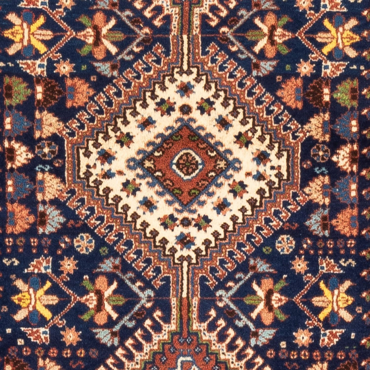 Tapis de couloir Tapis persan - Nomadic - 204 x 80 cm - bleu foncé