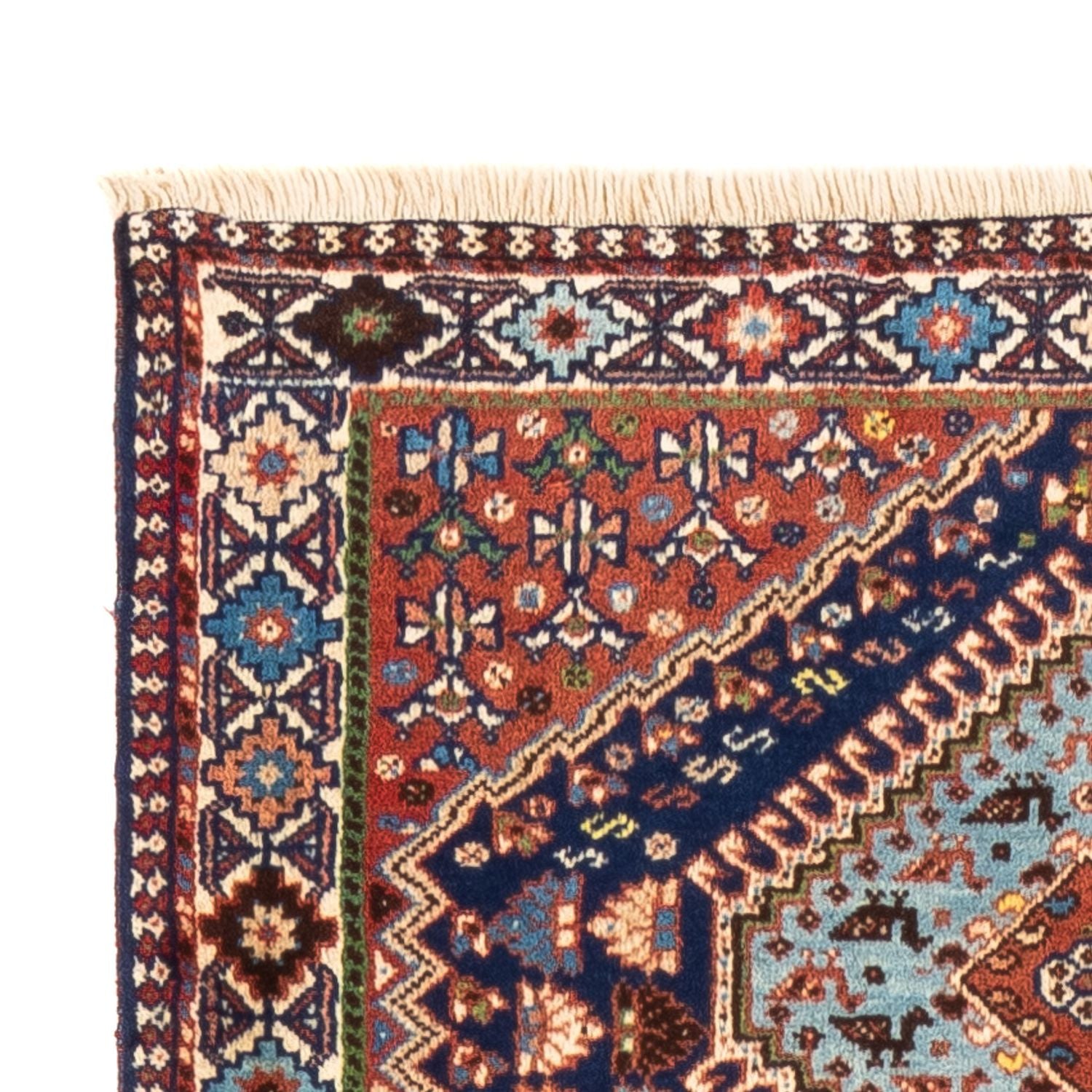 Tapis de couloir Tapis persan - Nomadic - 204 x 80 cm - bleu foncé