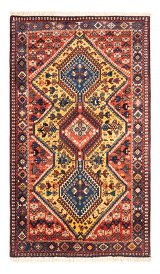 Tapis persan - Nomadic - 148 x 85 cm - jaune
