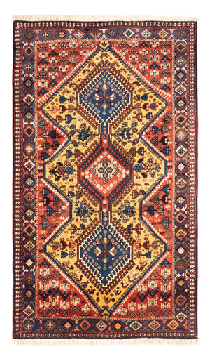 Tapis persan - Nomadic - 148 x 85 cm - jaune